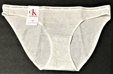 small- NWT Calvin Klein light gray bikini panty b26