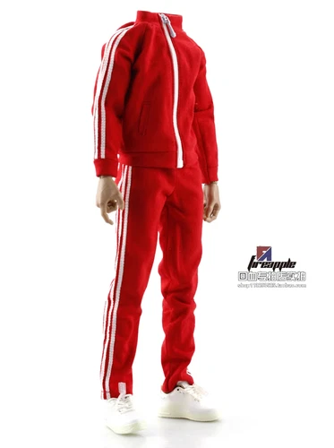 1/6 Scale Sport Track Suit Clothes Set For 12" Male PH TBL Action Figure Body - Picture 21 of 32
