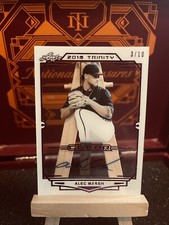 ALEC MARSH 2019 Leaf Trinity Clear Acetate Purple Foil Auto RC SP # 3/10 Royals