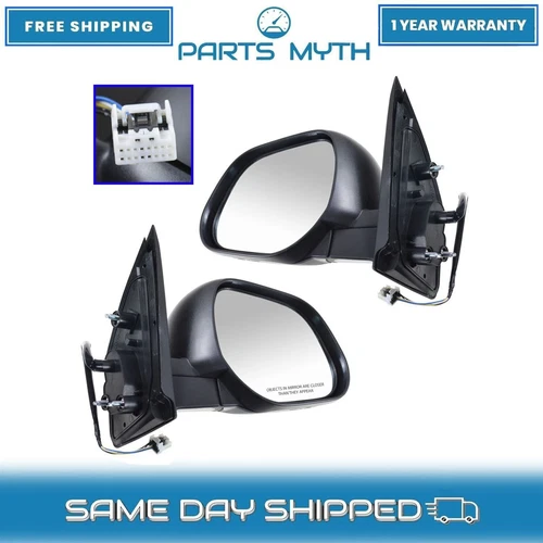 New Power Heated Mirrors LH & RH Side Pair For 2010-2018 Mitsubishi Outlander