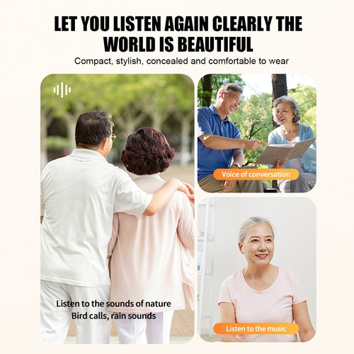 Digital Hearing Aids Invisible Noise Cancelling 32 Channels Sound Amplifier Gift - Picture 7 of 24