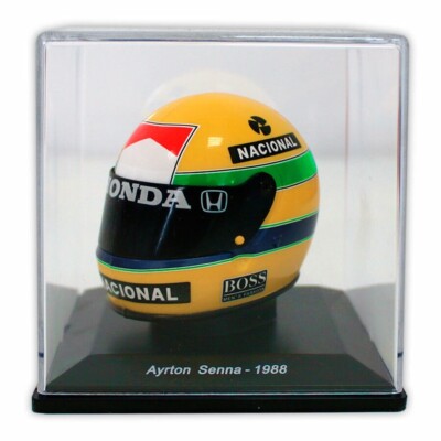 F1 Ayrton Senna McLaren 1988 Rare Helmet Scale 1:5 Formula 1 With
