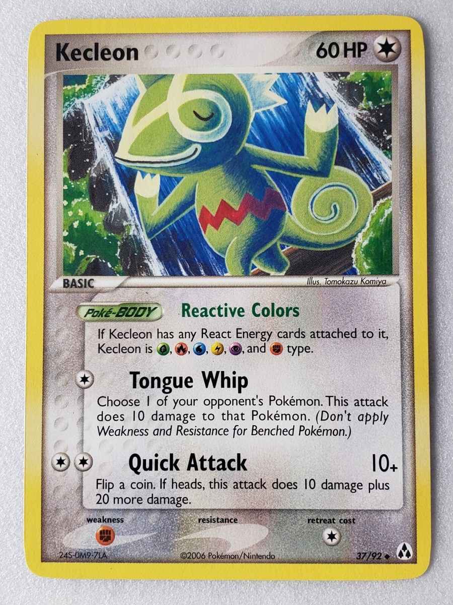 Kecleon 37/92 VLP - EX Legend Maker Pokemon Card - Tomokazu Komiya