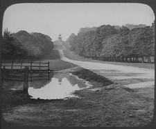 Glass Magic Lantern Slide SNOW HILL WINDSOR C1890 PHOTO ROYALTY ENGLAND