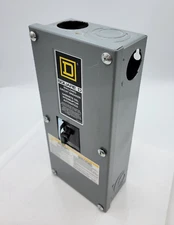 Square D QO3100BNS Circuit Breaker Enclosure 100A 240V w/ QO380 80A 3P Breaker