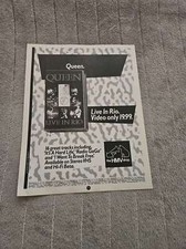 FPOT127 MAGAZINE ADVERT 11X8" QUEEN : LIVE IN RIO