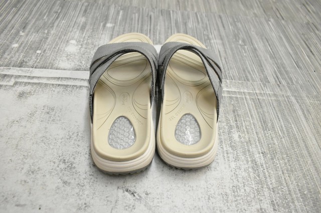 Dr. Scholl's Womens Daytona Frost Grey Sandals Size 6 for sale online | eBay
