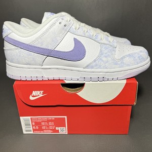 Nike Dunk Low Purple Pulse Women's Size 8 White Violet Retro Sneakers  DM9467-500 | eBay