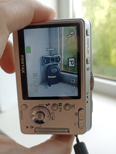 š„Pentax Optio S55 Silver 5.0MP digital compact cameraš„WORKing FULL Setš„ - Picture 2 of 7