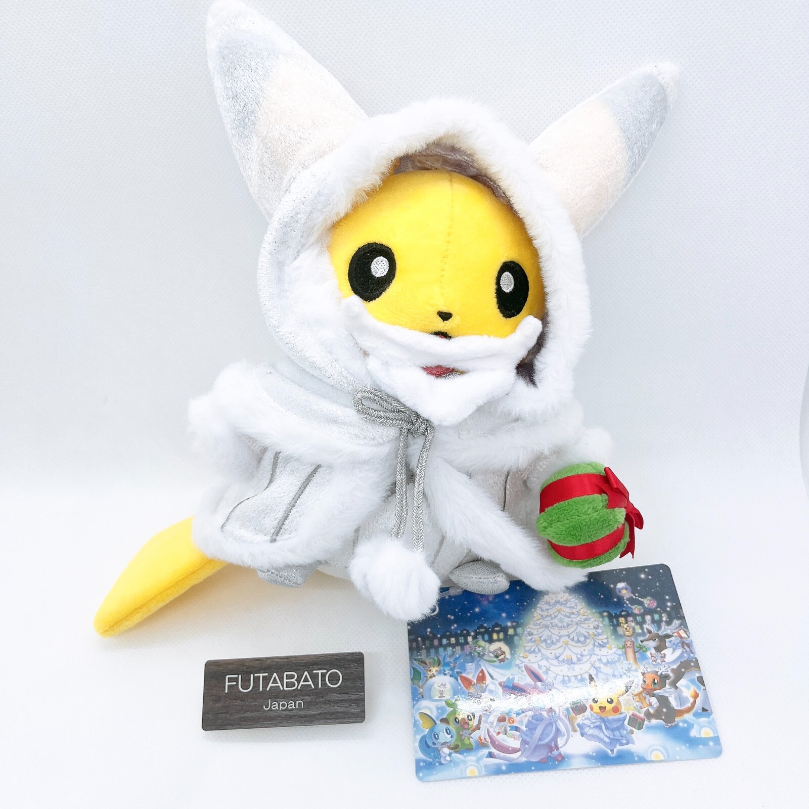 Pokemon Center Original Pikachu Santa Pokemon Frosty Christmas Plush Japan New