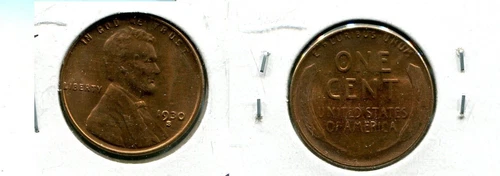 1930 S LINCOLN HEAD PENNY GEM BU RED 1572T