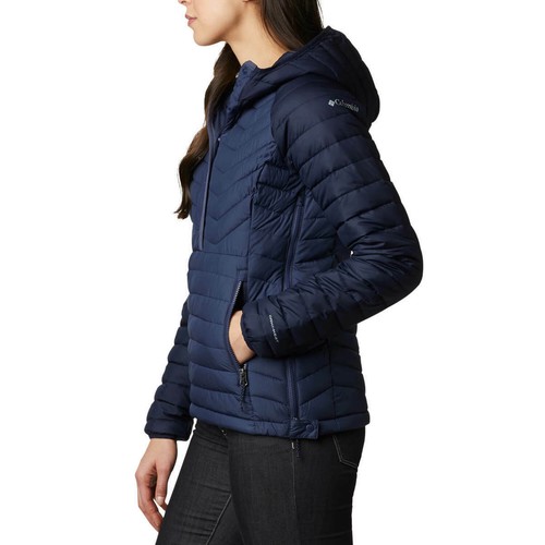 Columbia Women's Powder Lite Insulated Anorak, Large, Gray