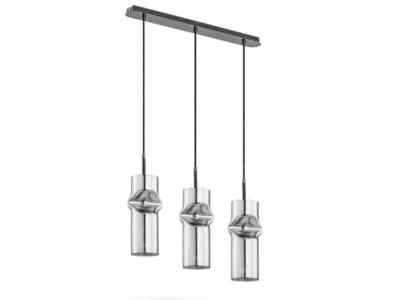 ALFA Pendelleuchte KAPRIS GRAFIT Linear, 3x E27