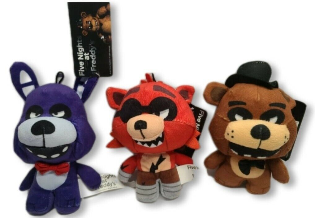 Five Nights at Freddy's 6.5 Plush Set of 4 (Bonnie, Foxy, Freddy