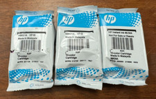 Lot of 3 x New OEM Genuine Sealed HP 65 officejet Ink Cartridges - Exp