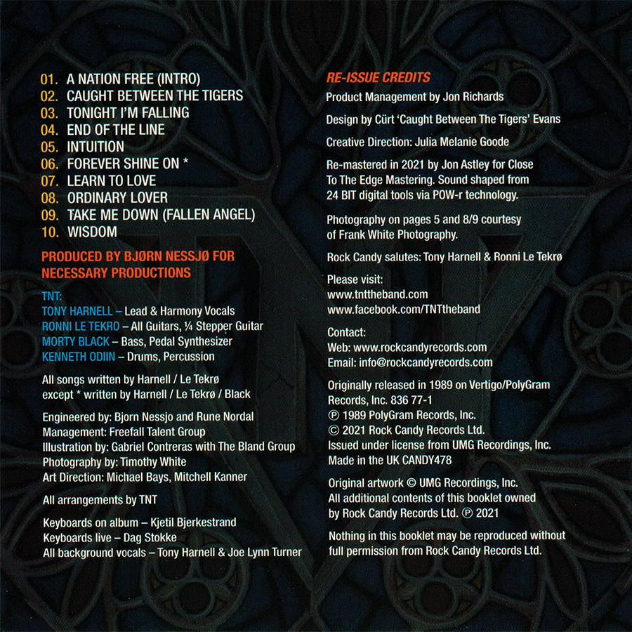 TNT ~ Intuition (1989) CD 2022 Rock Candy Records UK •• NEW •• | eBay