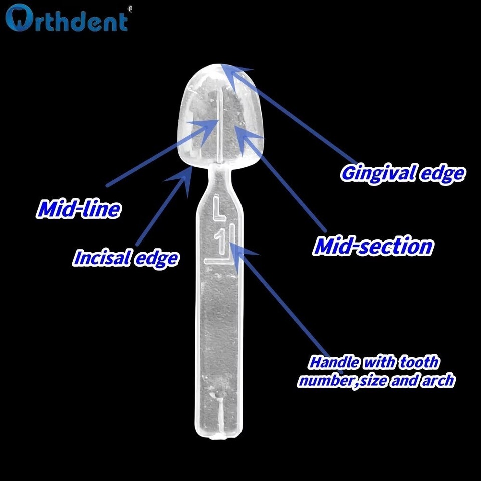 Dental Veneer Mould Kit Composite Resin Mold Light Cure Anterior Teeth