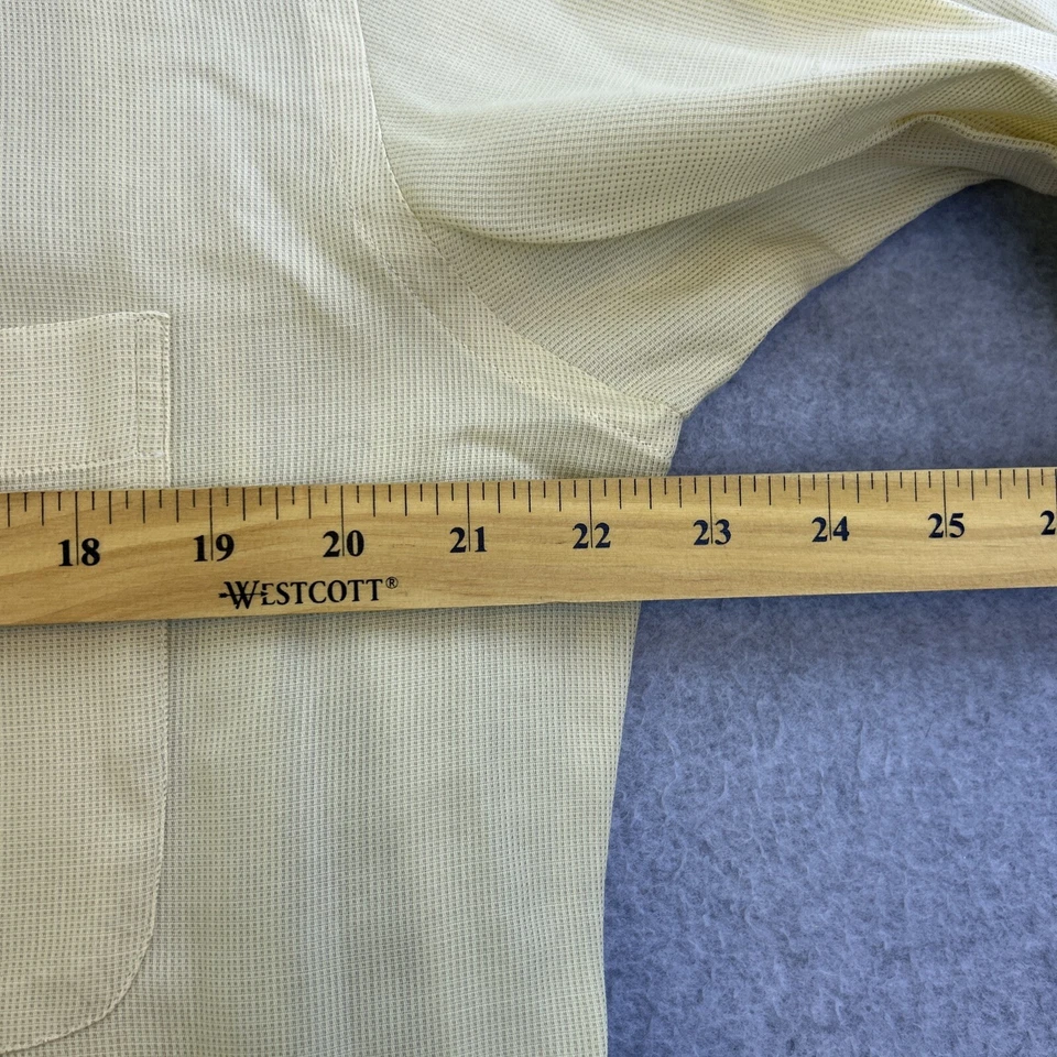 Camisa de vestir Ermenegildo Zegna para hombre grande amarilla manga larga abotonada adulto Foto 2 de 4