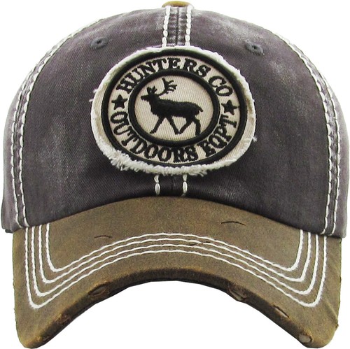 Jagd im Freien Vintage Baseballkappe Papa Hut Distressed verstellbar Denim - Bild 8 von 70