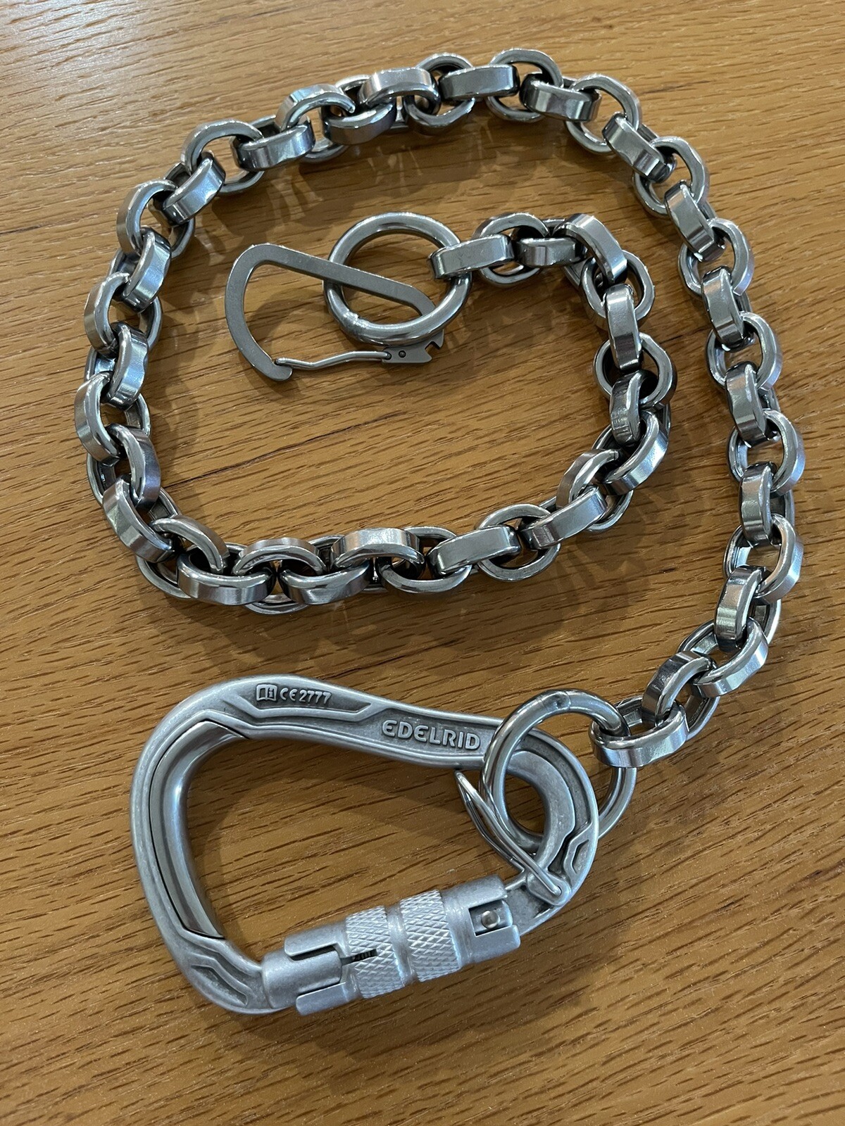 EDC Biker Wallet Chain, Heavy Duty Stainless Steel Fat Link Chain, 37 ...