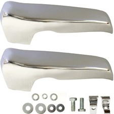 19671972 Chevy Pickup Truck Front Bumper Guard Pair Whardware Dynacorn