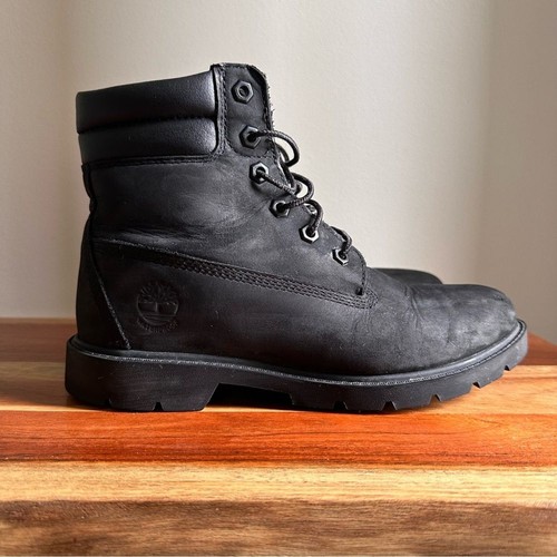 Timberland Linden Woods Black Waterproof Leather Boots Women’s Size 7.5 Lug Sole - Picture 13 of 15
