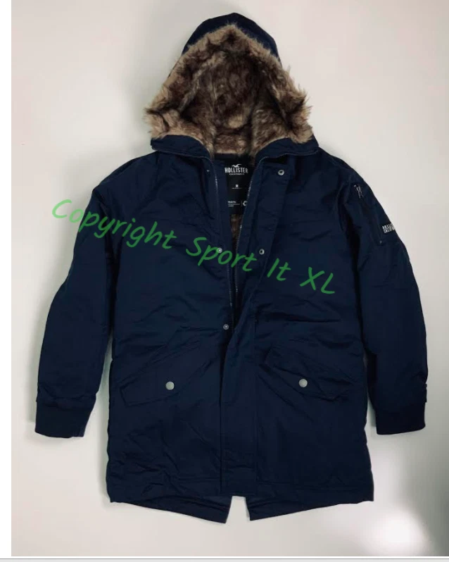 Hollister faux hot sale fur parka