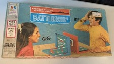 Vintage 1967 Milton Bradley Battleship Game With Box- Made in USA
