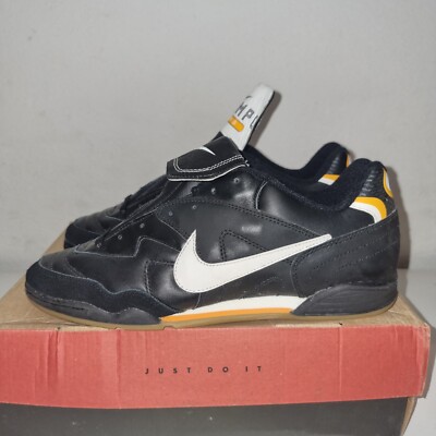 Nike Tiempo Pro 3 TR 117154-011 Black White Orange Peel Soccer