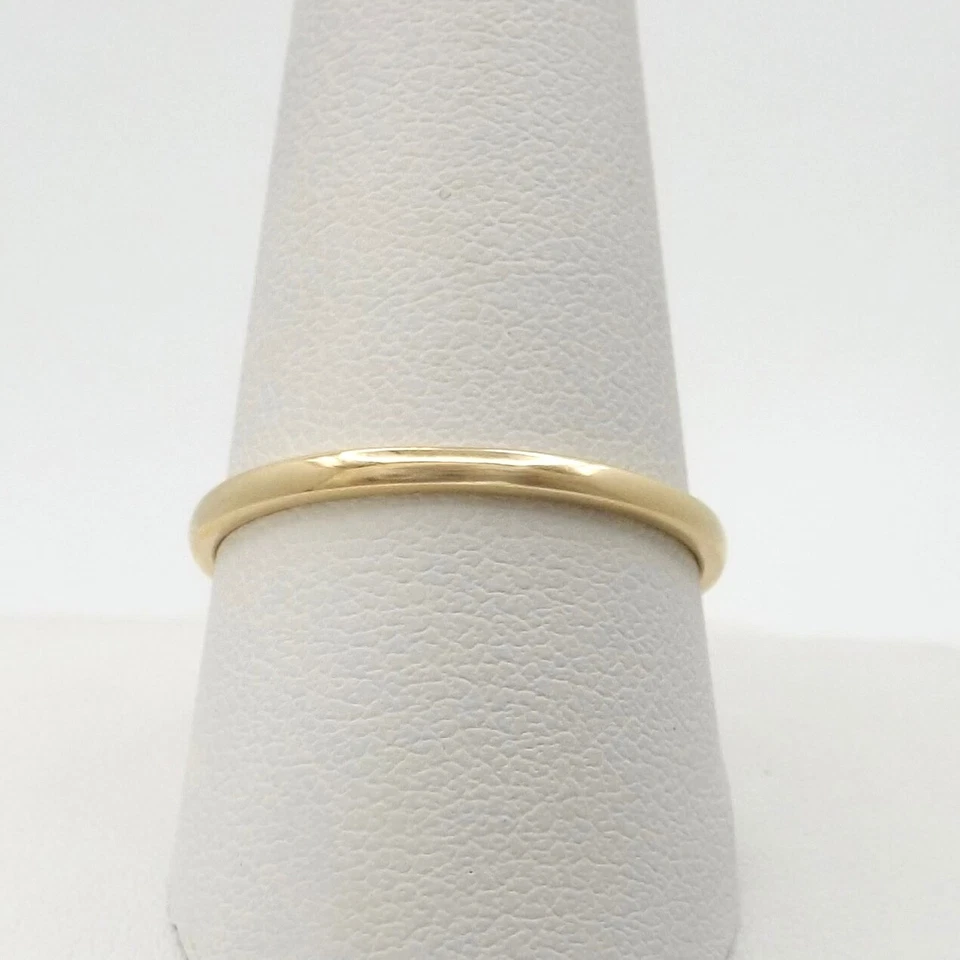 Alianza de boda ArtCarved Wood and Sons oro 14k anillo protector de seguridad para pulgar talla 10 Foto 3 de 4
