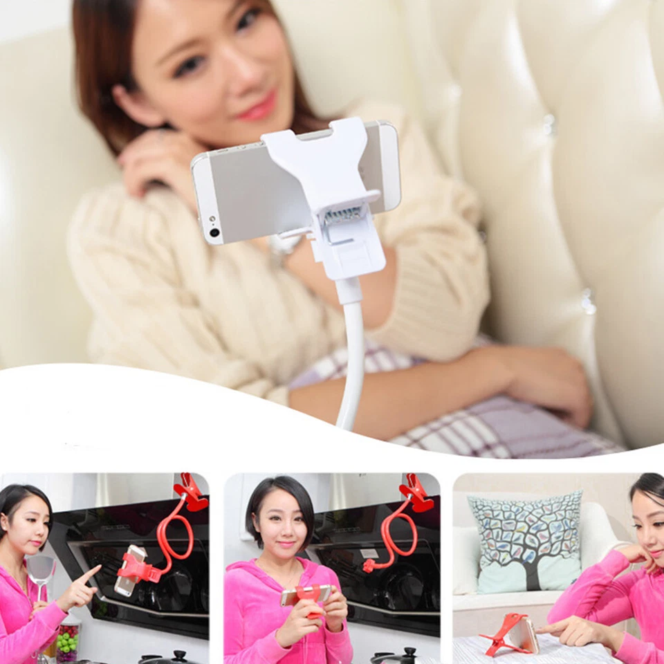 Universal Phone Holder Flexible 360 Degree Clip for Mobile Cell Lazy Bed Desktop - Image 4 of 4