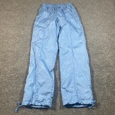Descente Mens Large Lined Windbreaker Pants Light Blue Made in Japan