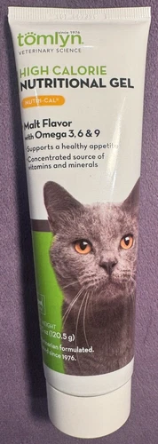 Tomlyn High Calorie Nutritional Gel for Cats Exp 01/2026 Malt Flavor (3 avail.)