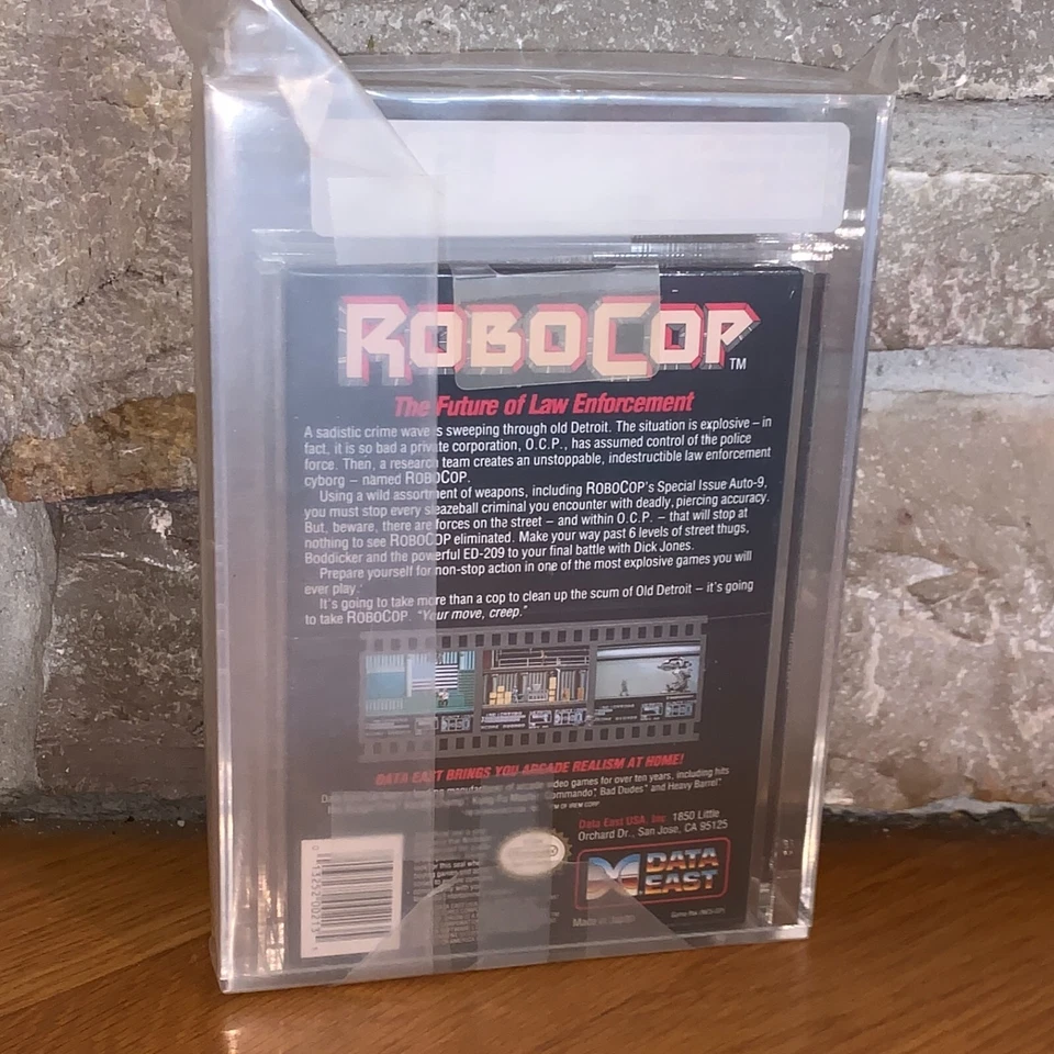 New NES Robocop VGA 85 Factory Sealed H-Seam Graded Nintendo Game Robo Cop - Image 2 of 2