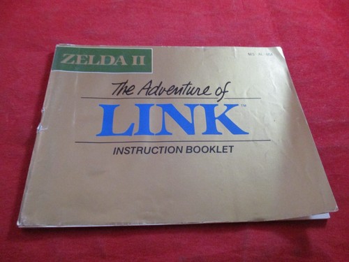 Zelda II The Adventure of Link Nintendo NES Instruction Manual Booklet ONLY #Y1 | eBay