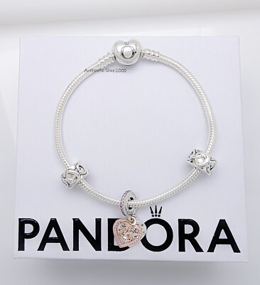 NEW 100% PANDORA Perfect Mom Infinity Heart Charms +