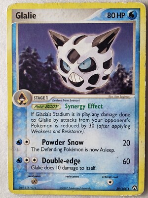 Glalie 30/108 DMG - B1G1F - EX Power Keepers Pokemon Card - $2