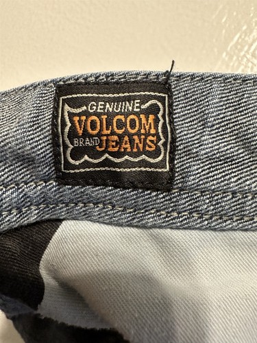 Volcom 36 x 32 Vorta Slim Dark Wash Selvedge Denim Jeans - Picture 4 of 8