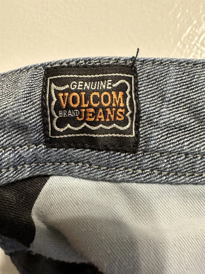 Volcom 36 x 32 Vorta Slim Dark Wash Selvedge Denim Jeans - Image 4 of 4
