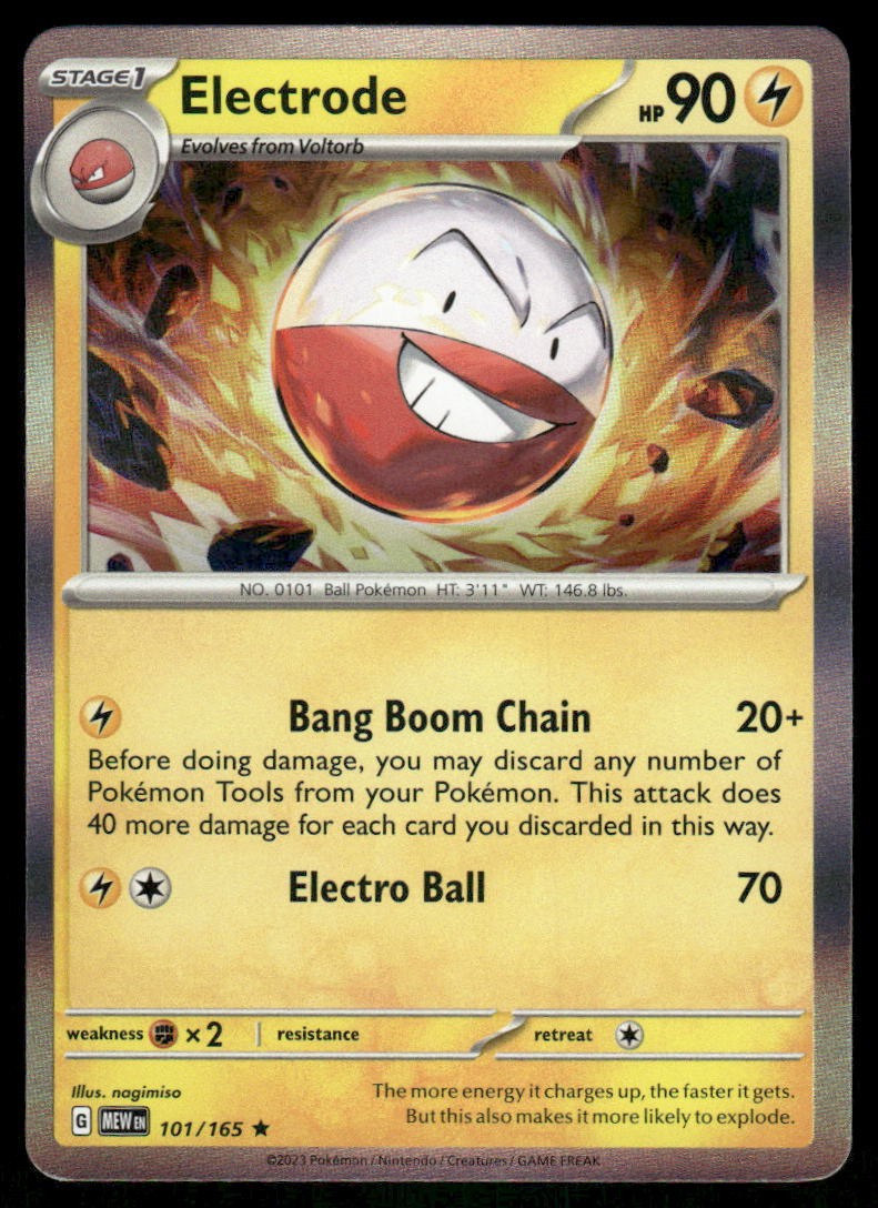 Electrode 101/165 - 151 - Holo Rare NM