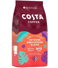 Costa Coffee Intense Amazonian Blend Coffee Beans 1kg Free Delivery UK 26.40 per kilo