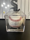 Yolmer Sanchez Signed Autograph Official ROMLB Baseball with Display Case