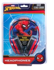 New eKids - Marvel Spider-Man Wired Over-the-Ear Headphones - Red/Blue/Black