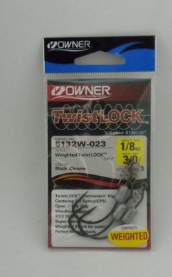 Owner 5132W-023 Beschwert Twistlock Cps Barsch Haken 3X Geschmiedeter 3.7ml 3/0