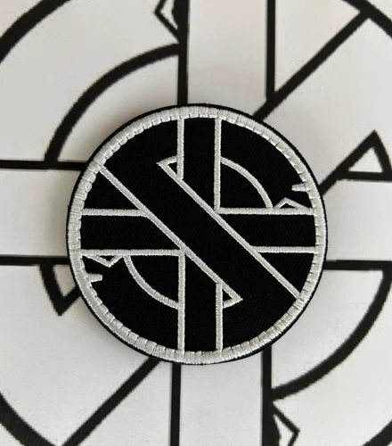 Crass Logo Punk Symbol - HOOK & LOOP PATCH