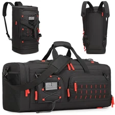 Gym Bag for Men and Women, 50L Extra Large Duffle Bag, 3-in-1 Travel Sports D...