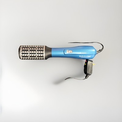 BaByliss PRO Nano Titanium Oval Ionic Hot Air Brush BNTHB250 EUC Hair Styler