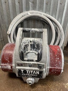 Titan Capspray 115 HVLP Paint Sprayer Cup Fed Hose Spray Gun **Read**