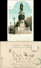 Postcard Dublin Baile Átha Cliath O Connells Statue - Street 1903