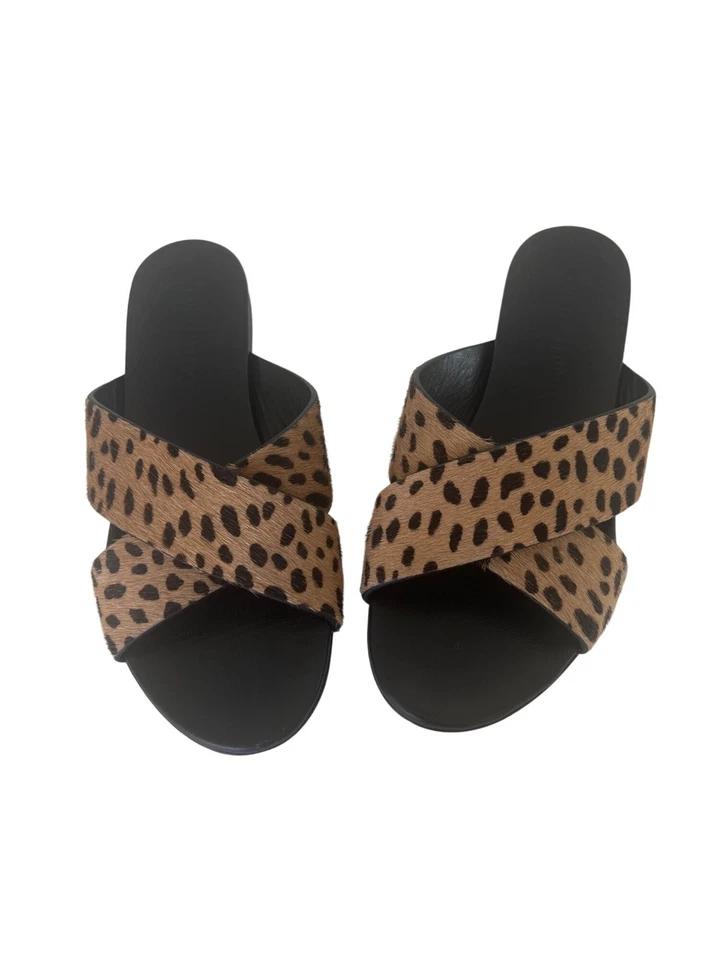 Jenni Kayne Leopard Print Slide Sandals  - Image 4 of 4